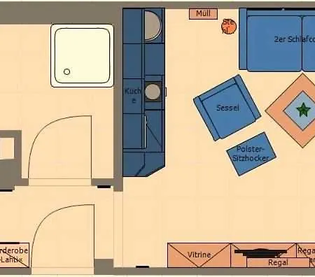 App 3 Jule, Haus Fernsicht شقة هيلغولاند